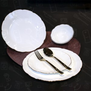 سرویس 26 پارچه آرکوپال طرح نیلوفر لب طلا