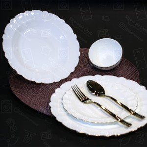 سرویس 26 پارچه آرکوپال طرح کنگره لب طلا