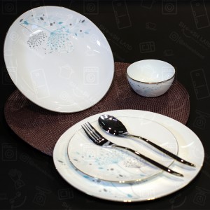 سرویس 26 پارچه آرکوپال طرح بهارگرد لب طلا