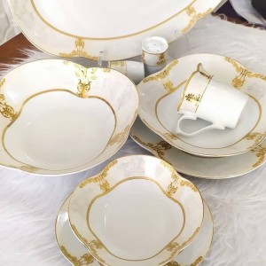 سرویس چینی 30 پارچه پردیس کاشان اسپرینگ کد 1002