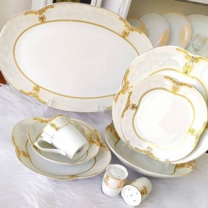 سرویس چینی 105 پارچه پردیس کاشان اسپرینگ کد 1002