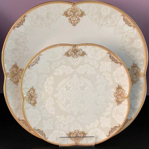 سرویس چینی 30 پارچه پردیس کاشان اسپرینگ طرح اذر