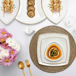 سرویس چینی 105 پارچه پردیس کاشان سری پاریس طرح سیلویا