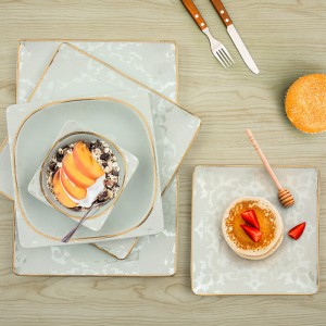 سرویس چینی 101 پارچه پردیس کاشان سری ونوس طرح کیانا صورتی