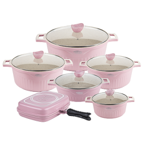 سرویس قابلمه 12 پارچه گرانیتی مدل آلونسو