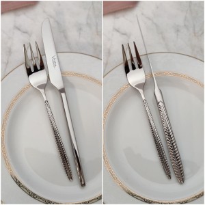 ست 12پارچه کارد وچنگال میوه خوری (3 بعدی) ورسا