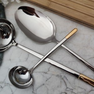 سرویس قاشق و چنگال  نیم طلا 24نفره فلیکس 633g  felix