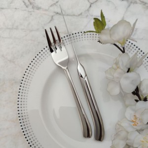 ست 12پارچه کارد وچنگال میوه خوری (3 بعدی) نیوسمپل