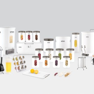 سرویس آشپزخانه گرد لیمون ٣٦ پارچه لیمون