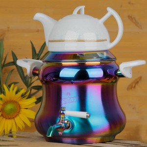 کتری قوری شاینی 7 رنگ مدل شبنم