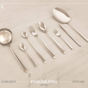 سرویس قاشق 39پارچه 6نفره بی وی کی کد 741406