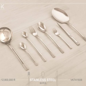 سرویس قاشق 39پارچه 6نفره بی وی کی کد 741606