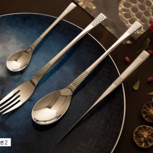 سرویس قاشق 138پارچه 24نفره بی وی کی کد 741624