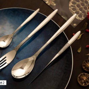 سرویس قاشق 138پارچه 24نفره بی وی کی کد 742124