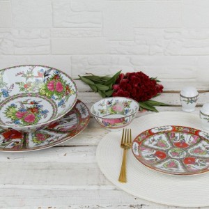 سرویس17 پارچه مرغی کد 25-1400