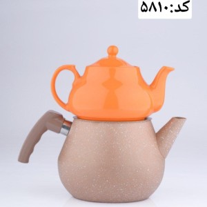 کتری قوری گرانیت خفت بلند کد 5810 رنگ بژ River