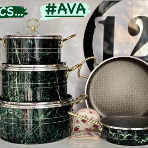 سرویس 10 پارچه طرح چدن دکورال آوا کد F1