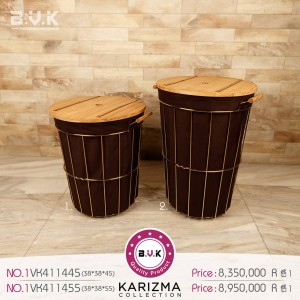 سبد رخت B.V.K طرح KARIZMA طلایی