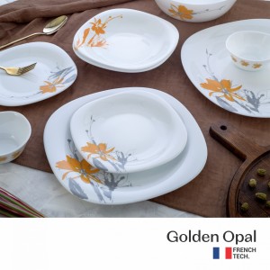 سرویس غذاخوری گلدن اوپال 26 پارچه لیلیوم قالب square