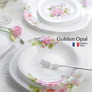 سرویس غذاخوری گلدن اوپال 26 پارچه هلن قالب square