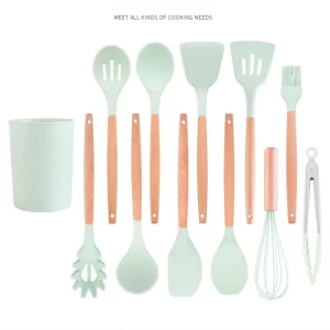 سرویس کامل کفگیر و ملاقه های نسوز سیلیکونی مارک کیتچن