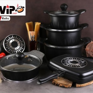 سرویس قابلمه 12 پارچه VIP در هشت رنگ