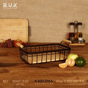 سبد میوه B.V.K طرح KARIZMA مدل مستطیل
