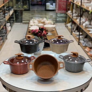 سرویس قابلمه بایو گرانیت 11 پارچه bizim