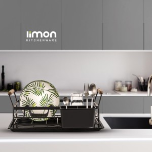 آبچکان فلزی دسته چوبی یک طبقه لیمون