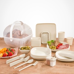 سرویس مسافرتی 56 پارچه شش نفره لیمون