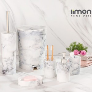ست بهداشتی لیمون مدل ماربل(4 رنگ)