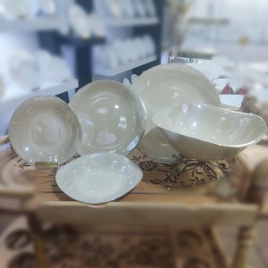 سرویس غذاخوری آرکوپال 6 نفره طرح ولار گلدن اپال  شامپاین