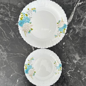 سرویس غذاخوری آرکوپال 6 نفره طرح المینا سبزگلدن اپال