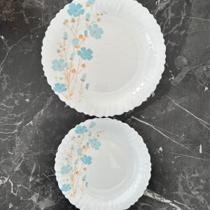 سرویس غذاخوری آرکوپال 6 نفره طرح سوفیا ابی گلدن اپال