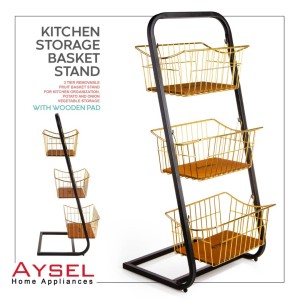 جای سیب زمینی پیاز استارپلاس آیسل ( رنگ طلایی )