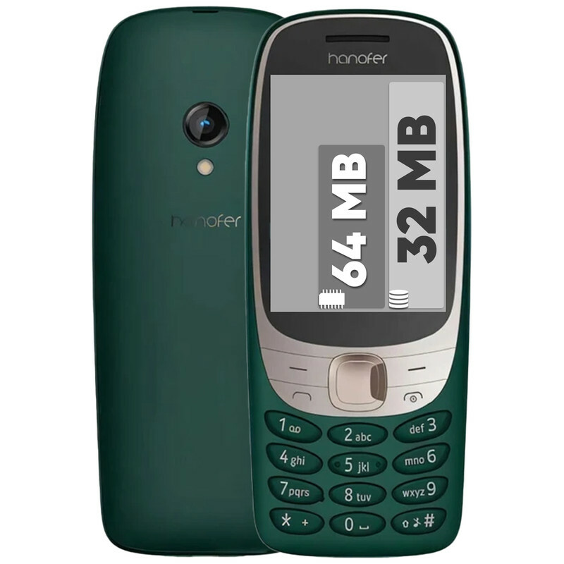 گوشی موبایل هانوفر مدل 6310 دو سیم کارت