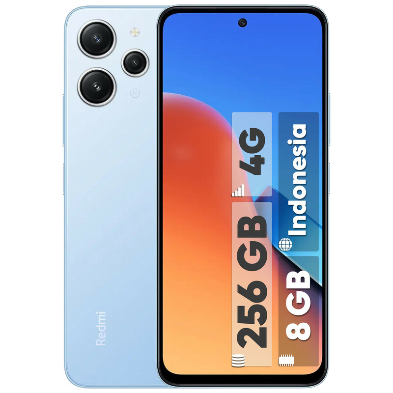 گوشی موبایل شیائومی مدل Redmi 12 دو سیم کارت ظرفیت 256 گیگابایت و رم 8 گیگابایت - پک اندونزی رام گلوبال