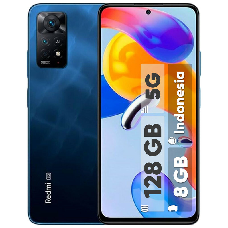 گوشی موبایل شیائومی مدل Redmi Note 11 pro 5G دو سیم‌ کارت ظرفیت 128 گیگابایت و رم 8 گیگابایت - پک اندونزی