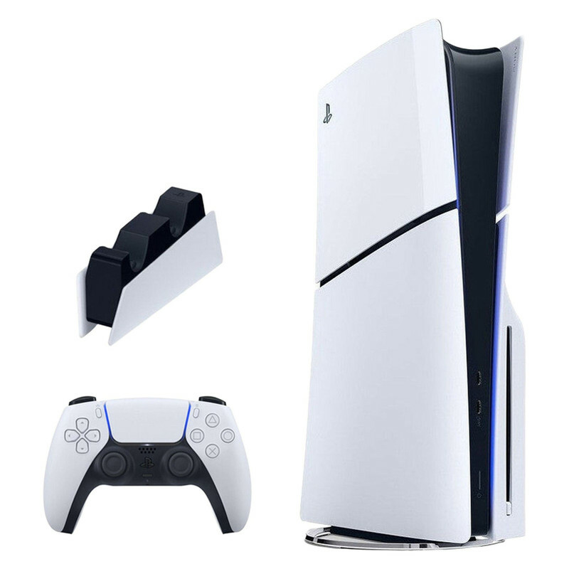 کنسول بازی سونی مدل PlayStation 5 Slim ظرفیت یک ترابایت ریجن 2016A اروپا به همراه پایه شارژر