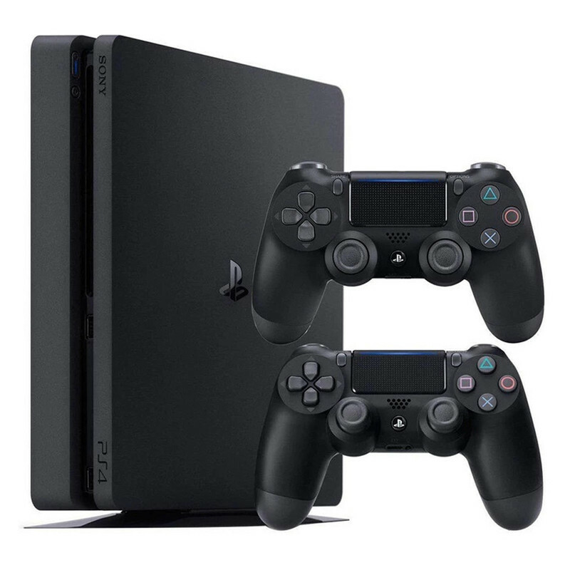 کنسول بازی سونی مدل Playstation 4 Slim ریجن 3 سری CUH-2218B ظرفیت 1 ترابایت به همراه کارت نصب 20 عدد بازی