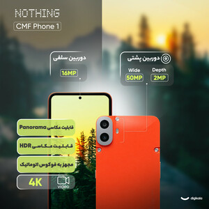 گوشی موبایل ناتینگ مدل CMF Phone 1 دو سیم کارت ظرفیت 128 گیگابایت و رم 8 گیگابایت
