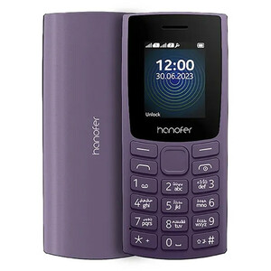 گوشی موبایل هانوفر مدل 105 2023 دو سیم کارت ظرفیت 32 مگابایت و رم 24 مگابایت