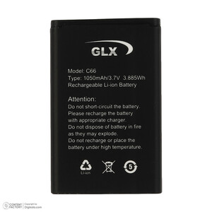 گوشی موبایل جی ال ایکس مدل C66 دو سیم کارت ظرفیت 16 مگابایت