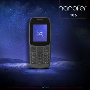 گوشی موبایل هانوفر مدل 106 دو سیم کارت ظرفیت 24 مگابایت و رم 64 مگابایت
