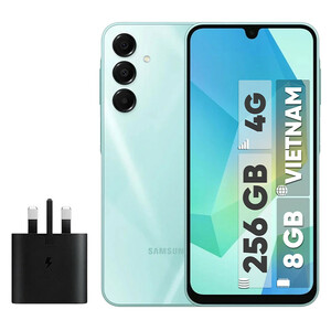 گوشی موبایل سامسونگ مدل Galaxy A16 4G دو سیم کارت ظرفیت 256 گیگابایت و رم 8 گیگابایت - ویتنام - به همراه شارژر 25 وات سامسونگ