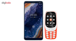 گوشی موبایل نوکیا مدل 9 PureView TA-1087 دو سیم کارت ظرفیت 128 گیگابایت به همراه مدل (2017) 3310 دو سیم کارت