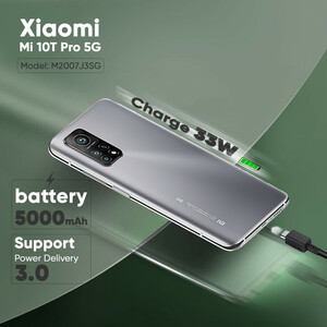 گوشی موبایل شیائومی مدل Mi 10T Pro 5G M2007J3SG دو سیم‌ کارت ظرفیت 128 گیگابایت