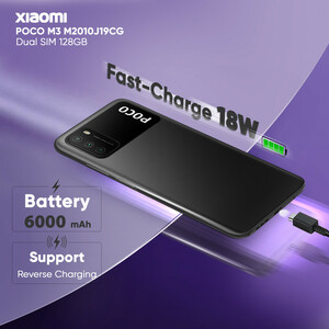 گوشی موبایل شیائومی مدل POCO M3 M2010J19CG دو سیم‌ کارت ظرفیت 128 گیگابایت