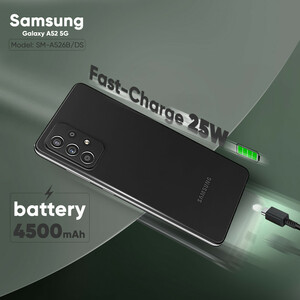 گوشی موبایل سامسونگ مدل Galaxy A52 5G SM-A526B/DS دو سیم‌کارت ظرفیت 128 گیگابایت و رم 8 گیگابایت