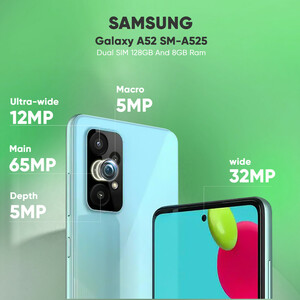 گوشی موبایل سامسونگ مدل Galaxy A52 SM-A525 دو سیم‌کارت ظرفیت 128 گیگابایت و رم 8 گیگابایت